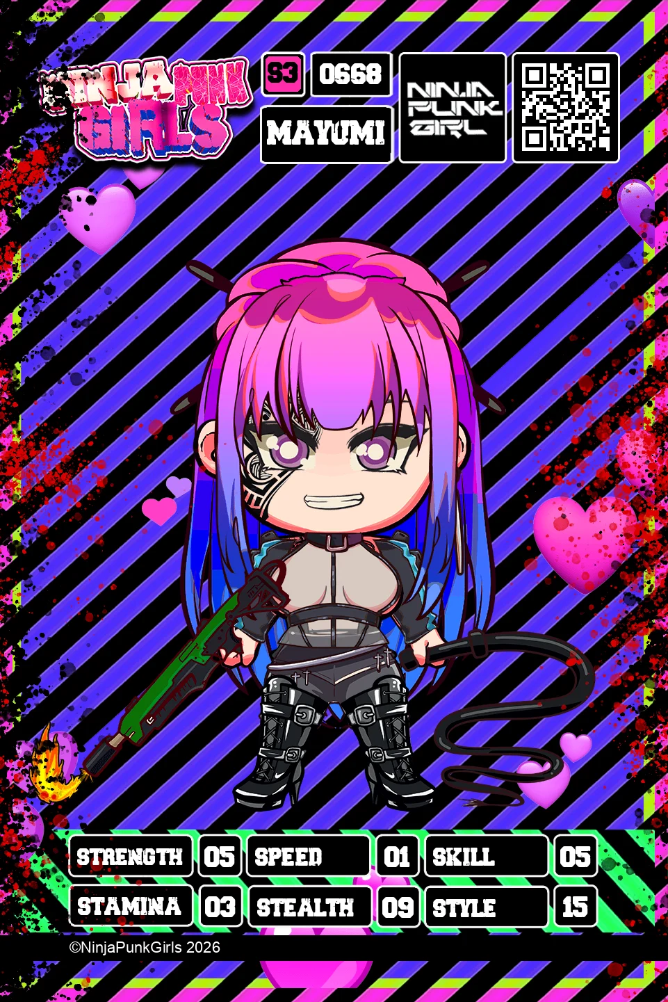 Rebuilt card #0668 Mayumi