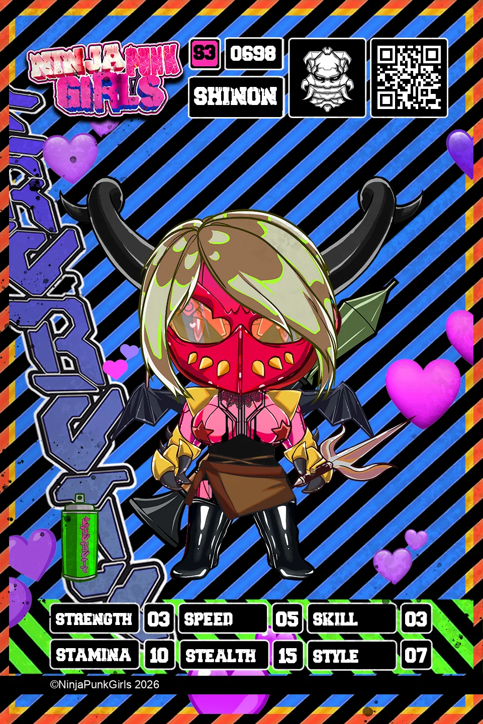 Rebuilt card #0698 Shinon