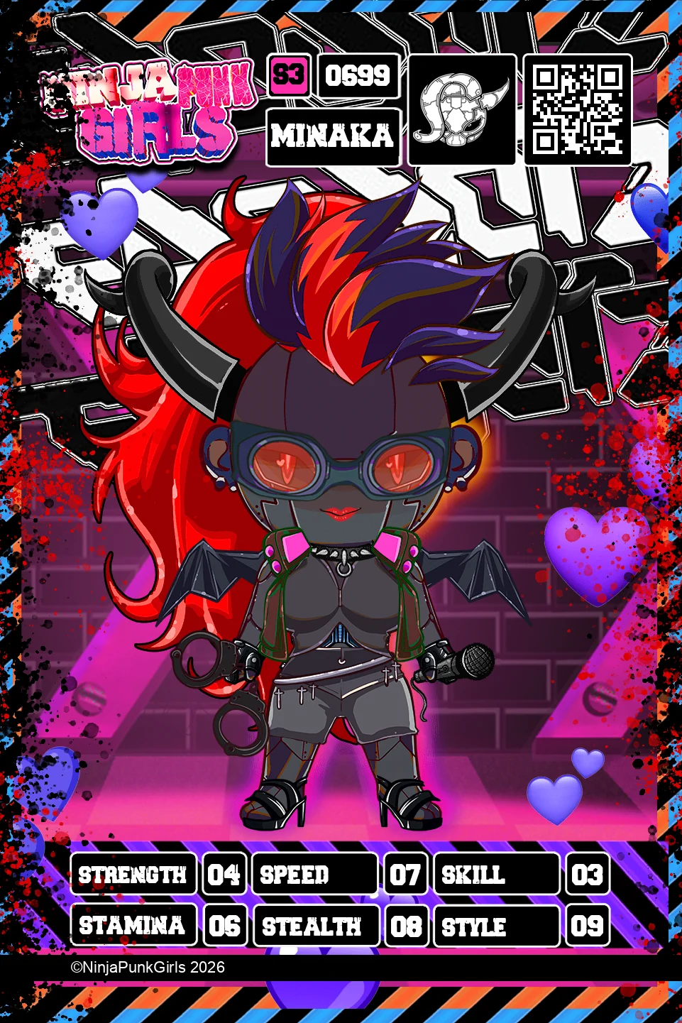 Rebuilt card #0699 Minaka