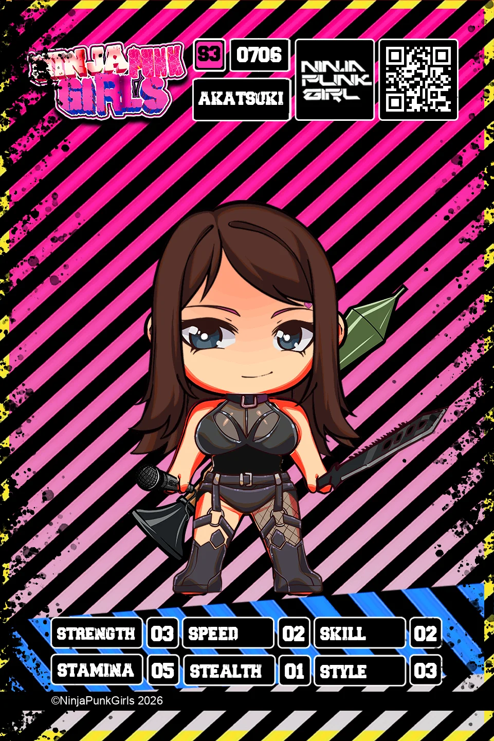 Rebuilt card #0706 Akatsuki