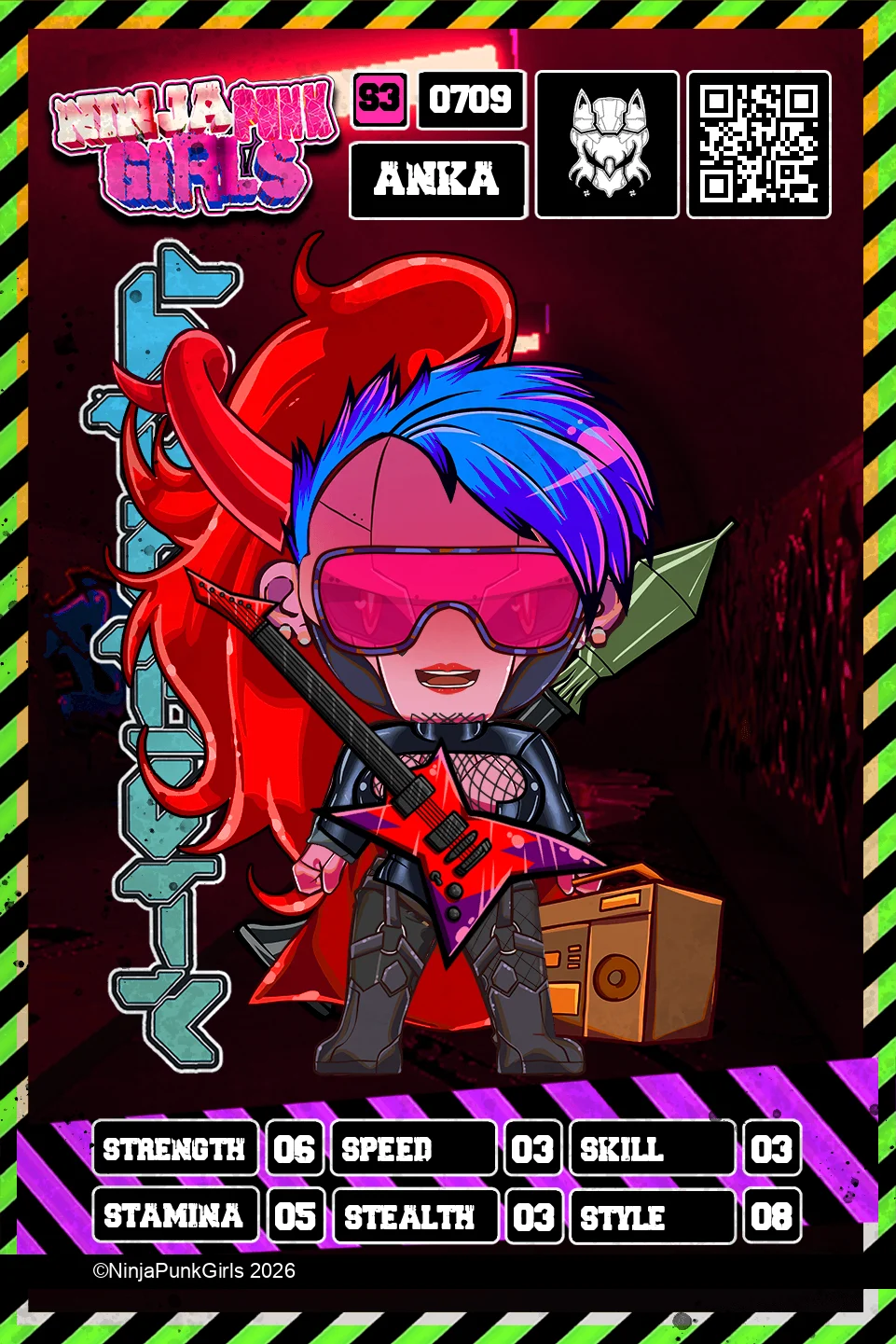 Rebuilt card #0709 Anka