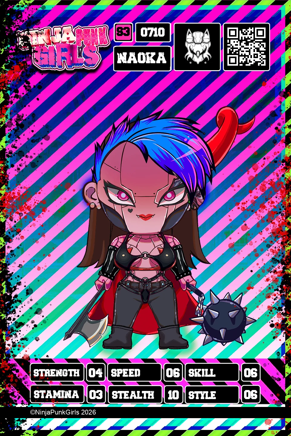 Rebuilt card #0710 Naoka