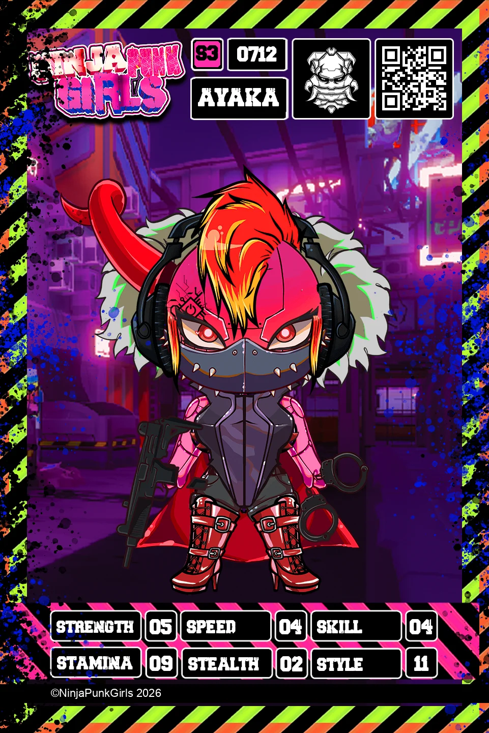 Rebuilt card #0712 Ayaka