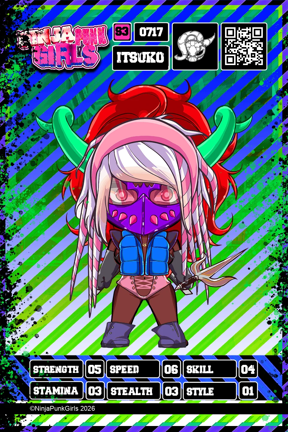 Rebuilt card #0717 Itsuko