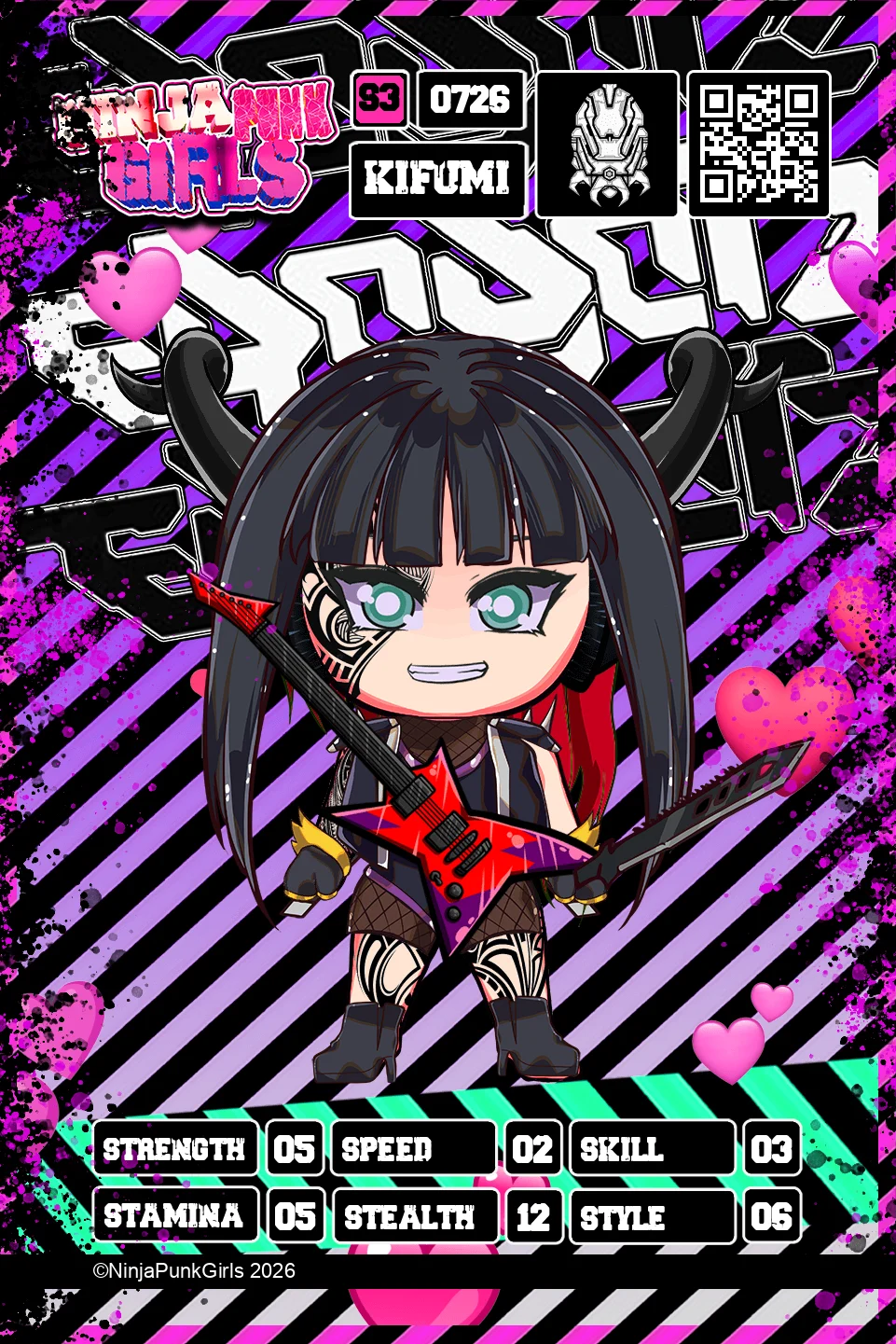 Rebuilt card #0726 Kifumi