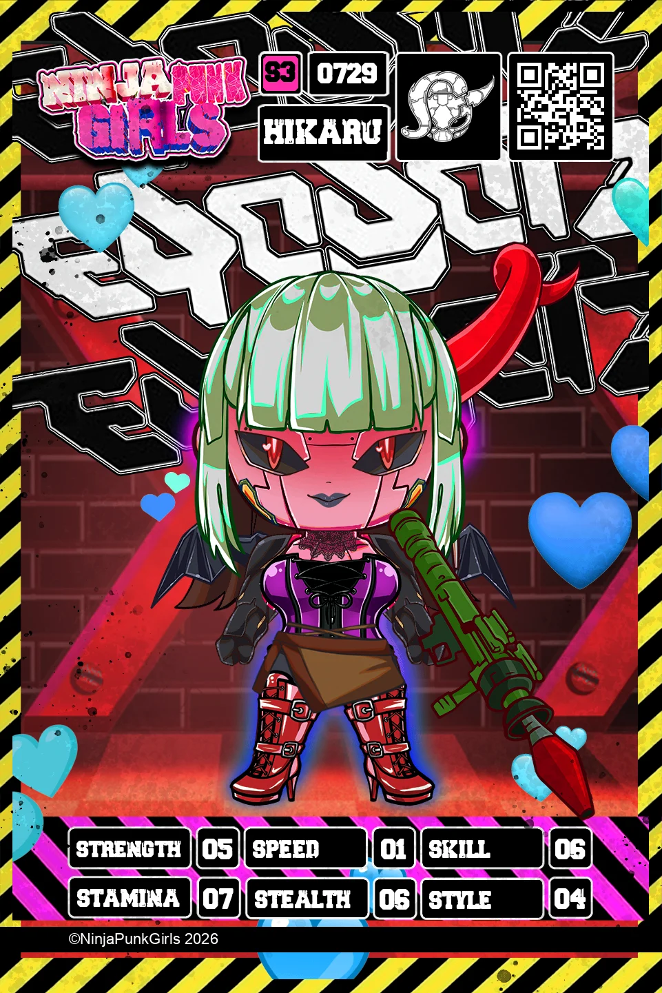Rebuilt card #0729 Hikaru