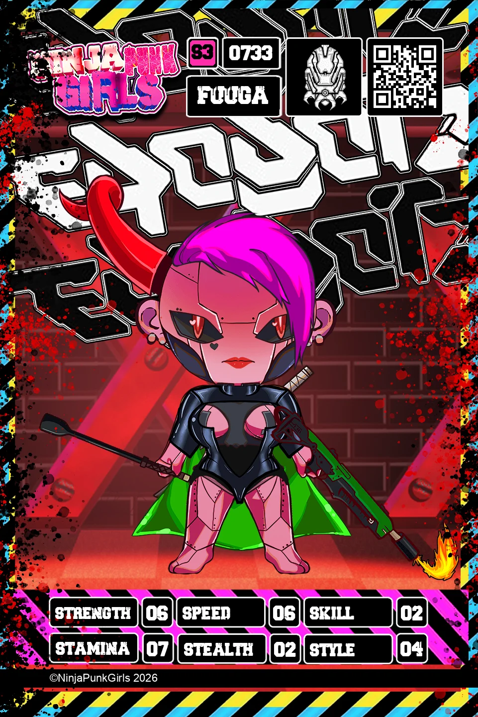 Rebuilt card #0733 Fuuga