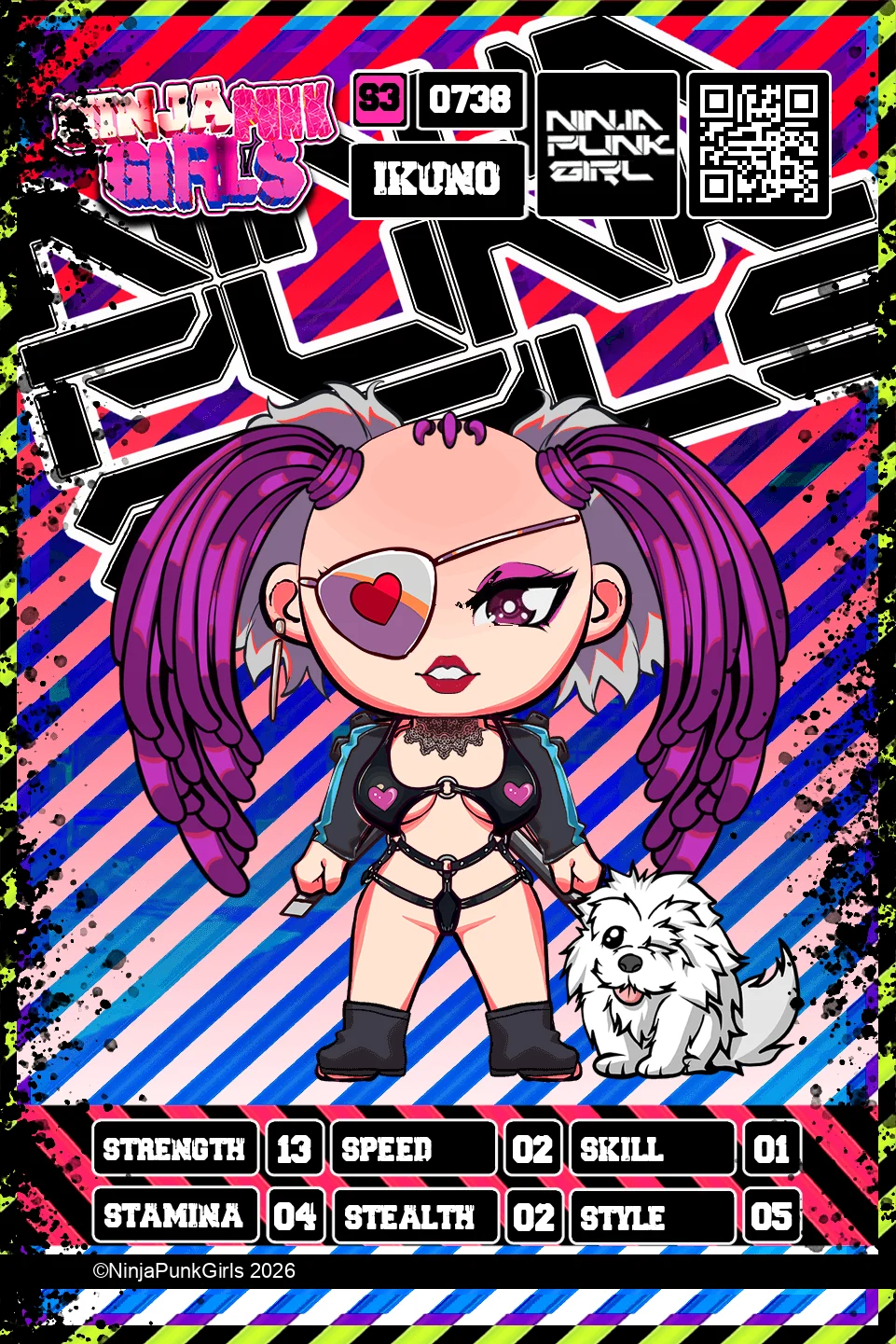 Rebuilt card #0738 Ikuno