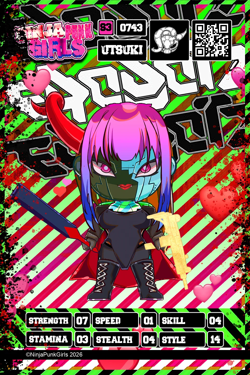 Rebuilt card #0743 Utsuki