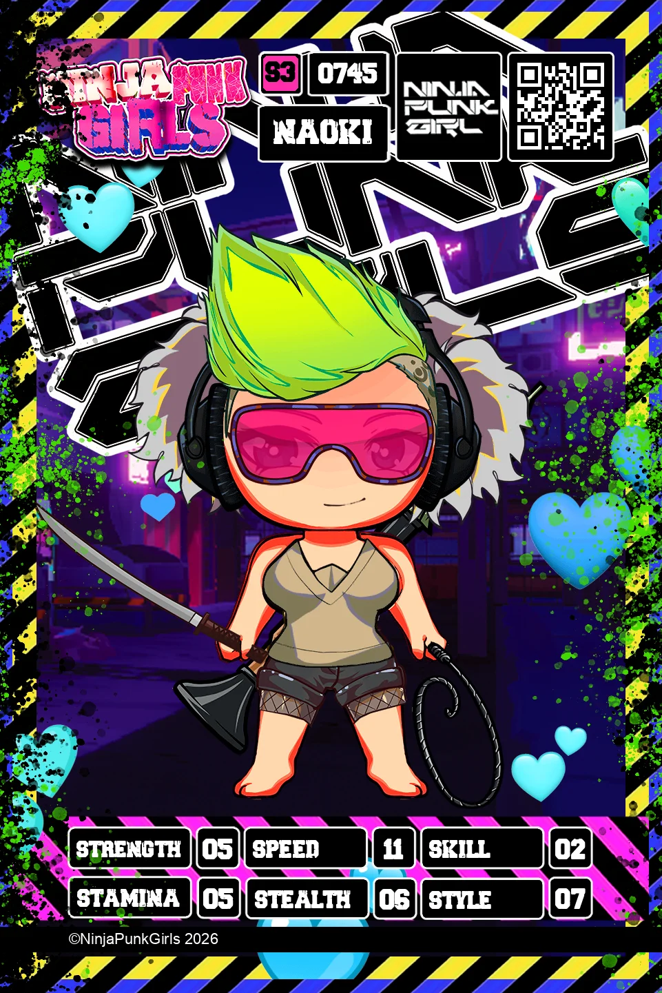 Rebuilt card #0745 Naoki
