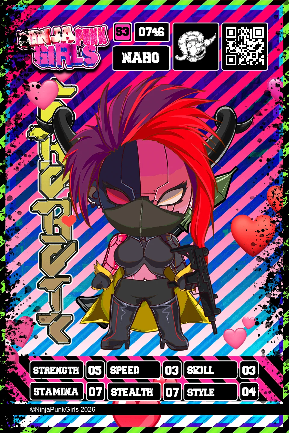Rebuilt card #0746 Naho