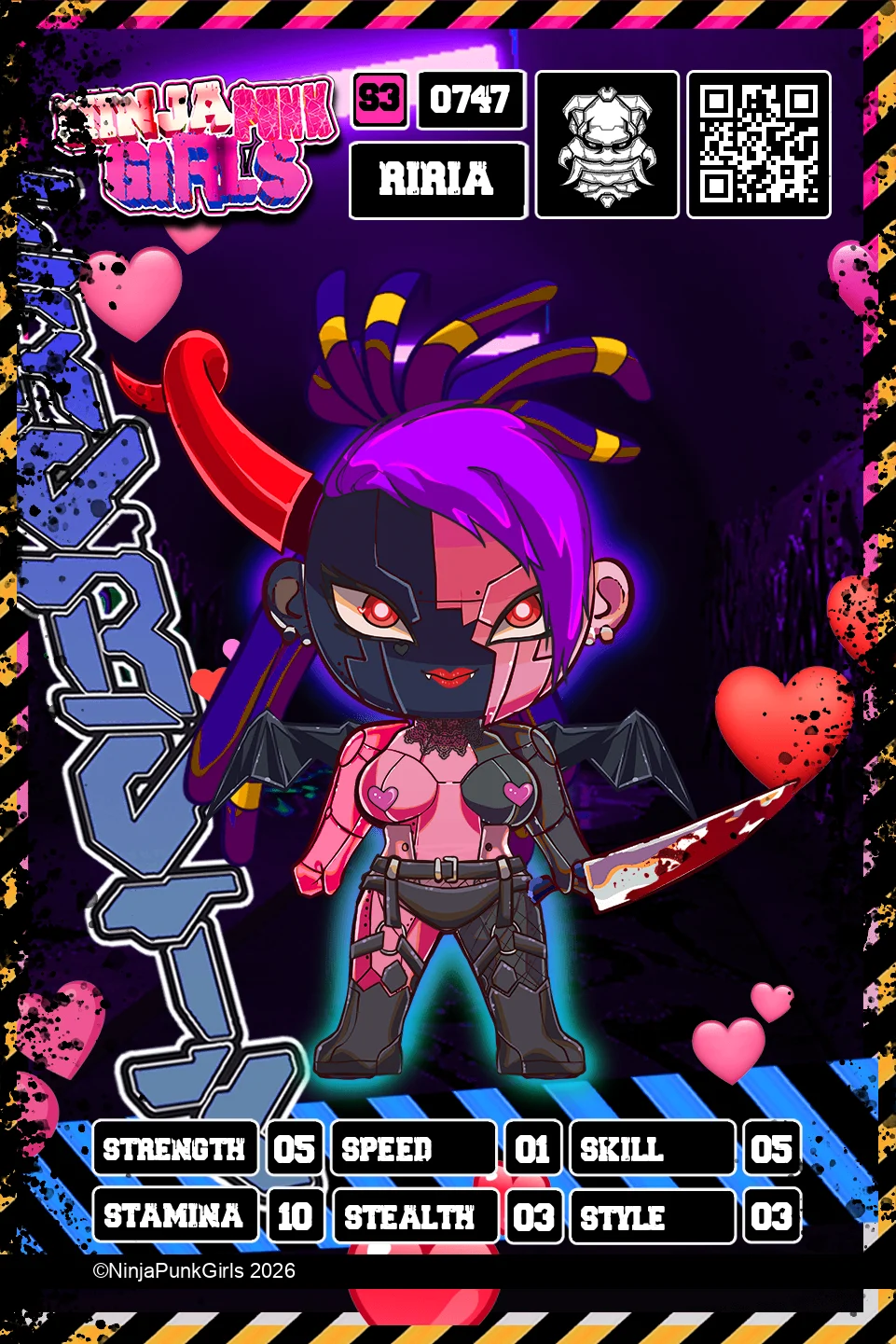 Rebuilt card #0747 Riria