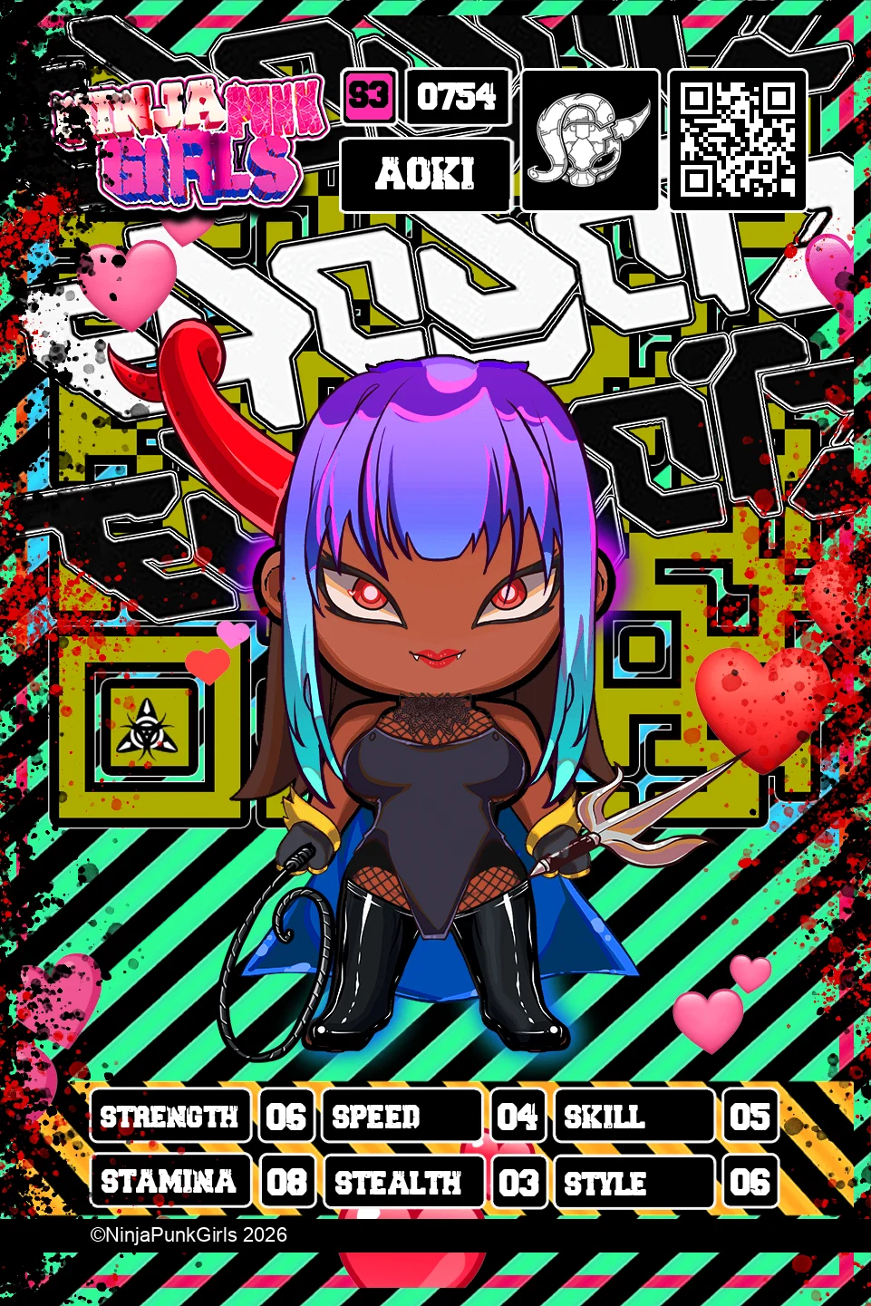 Rebuilt card #0754 Aoki