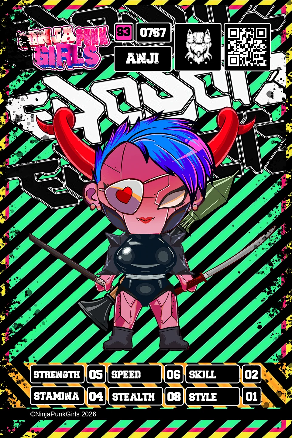 Rebuilt card #0767 Anji