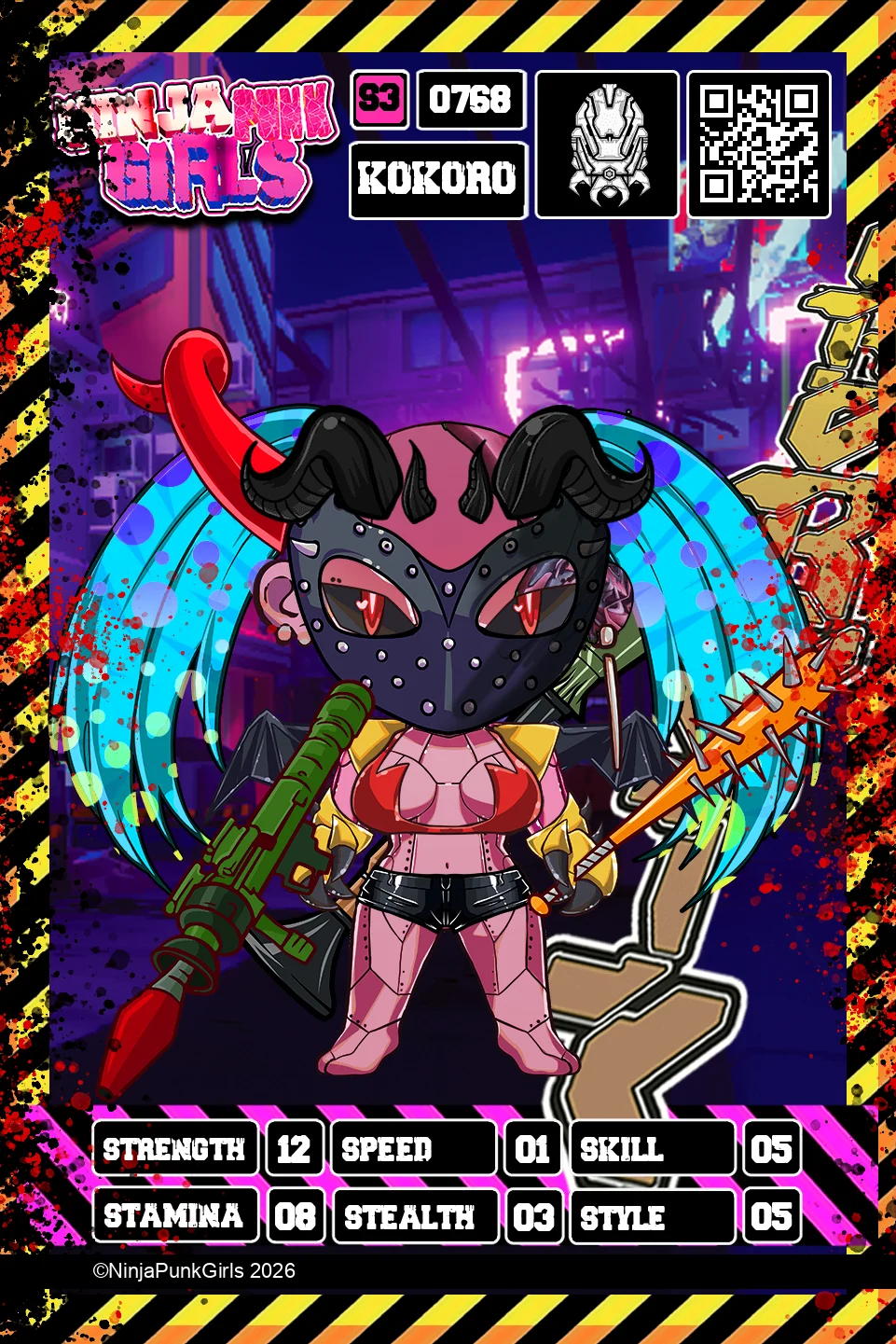 Rebuilt card #0768 Kokoro