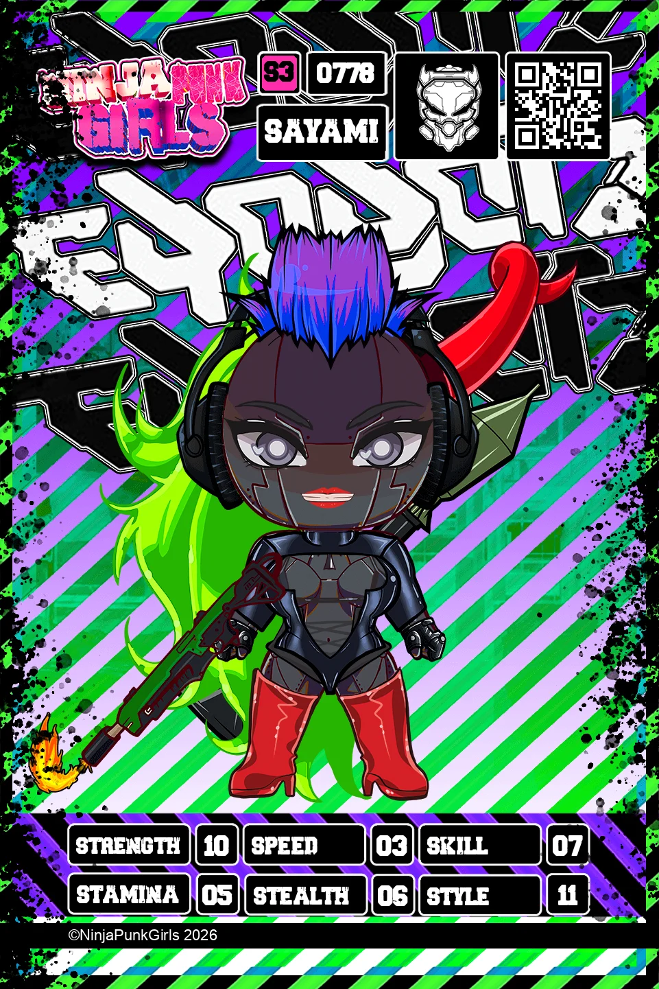 Rebuilt card #0778 Sayami