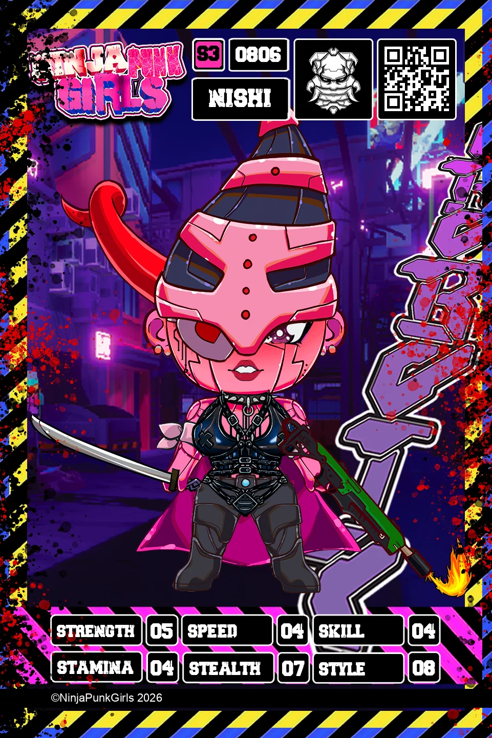 Rebuilt card #0806 Nishi