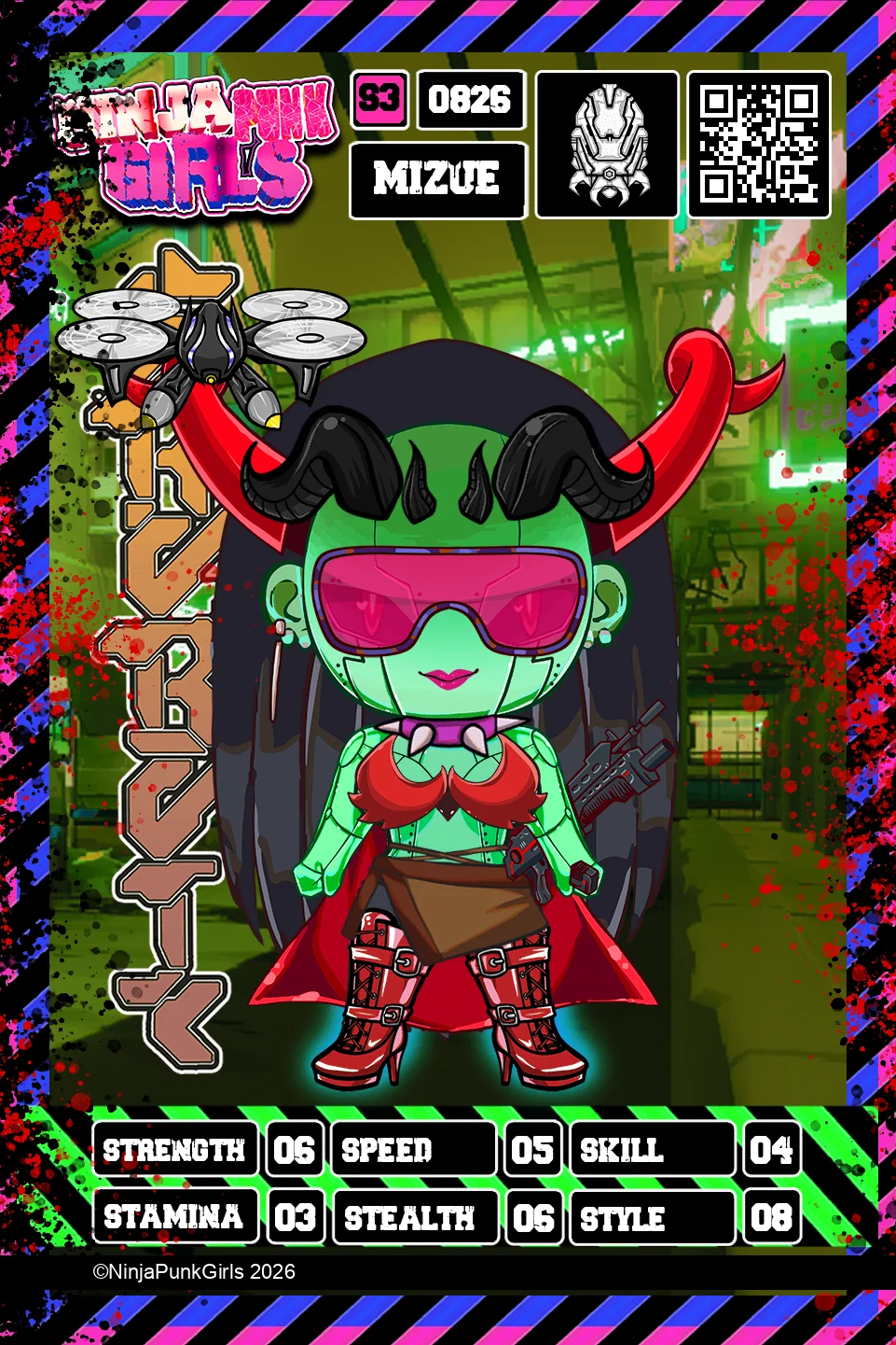 Rebuilt card #0826 Mizue