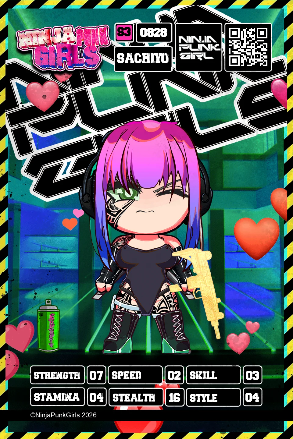Rebuilt card #0828 Sachiyo