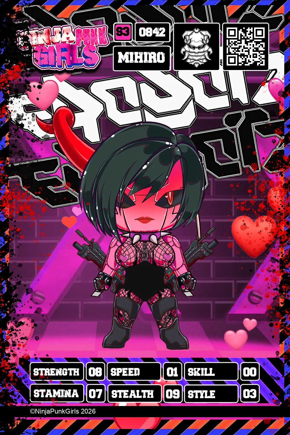 Rebuilt card #0842 Mihiro