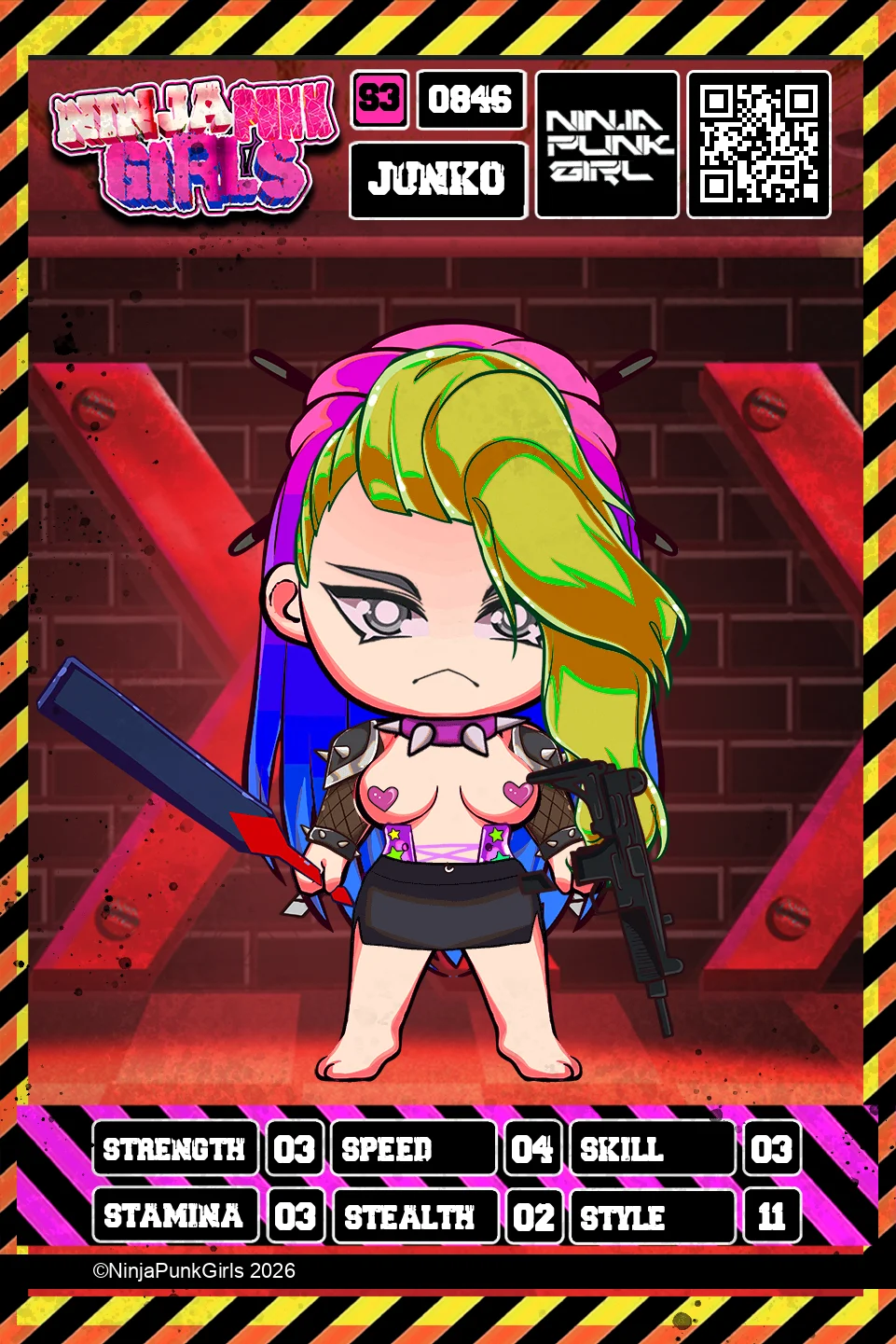 Rebuilt card #0846 Junko