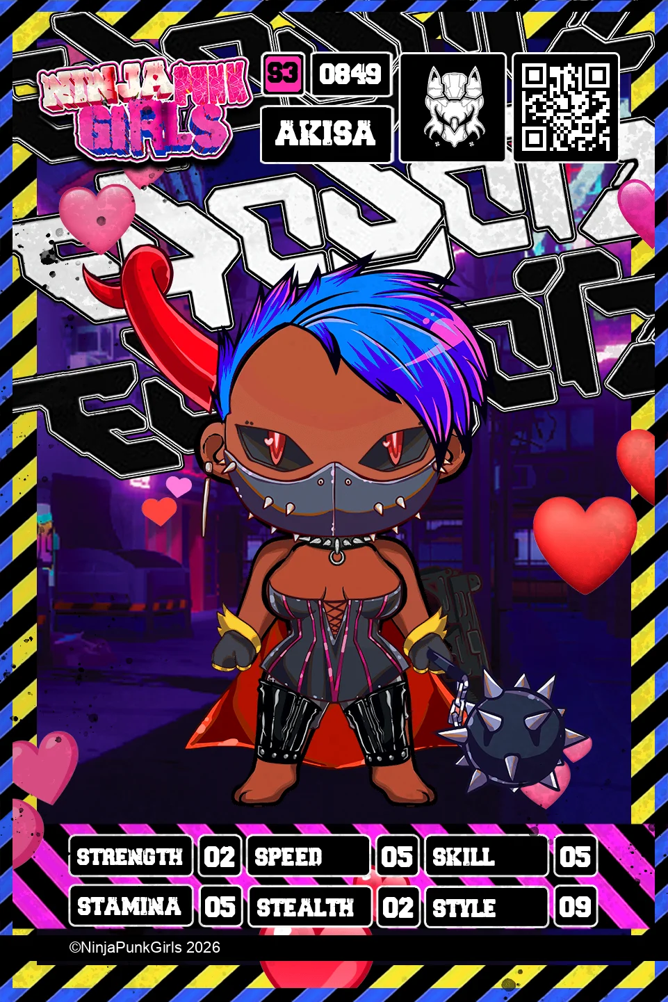 Rebuilt card #0849 Akisa