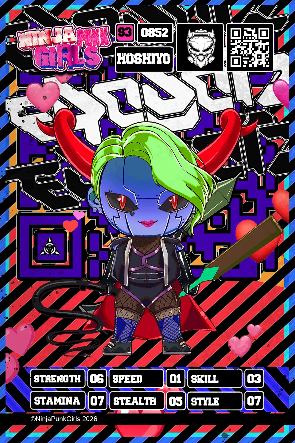 Rebuilt card #0852 Hoshiyo