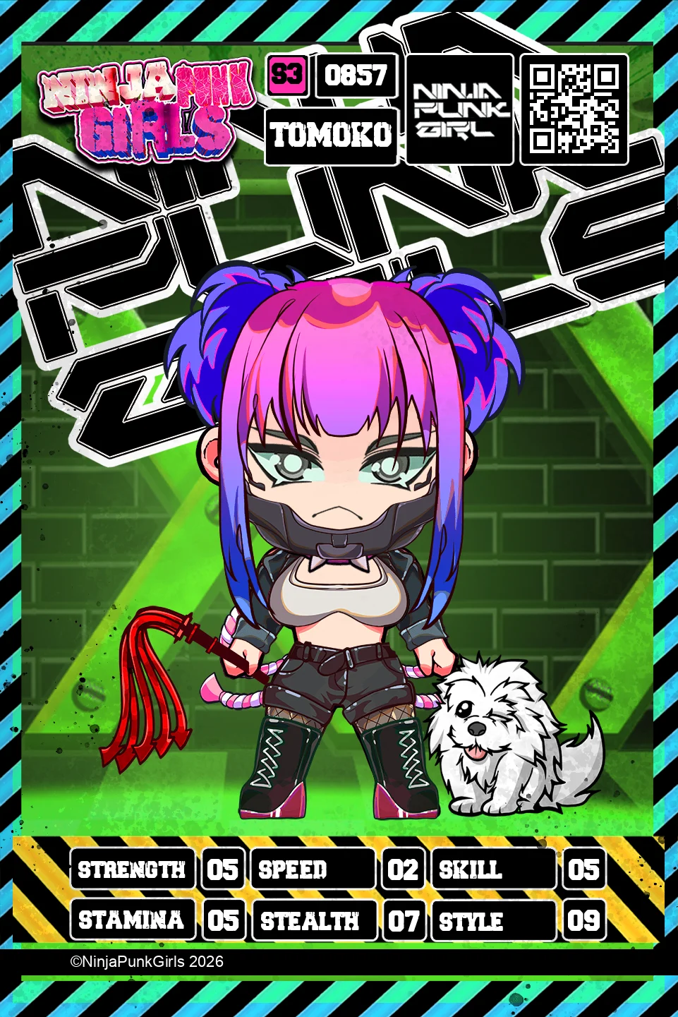 Rebuilt card #0857 Tomoko