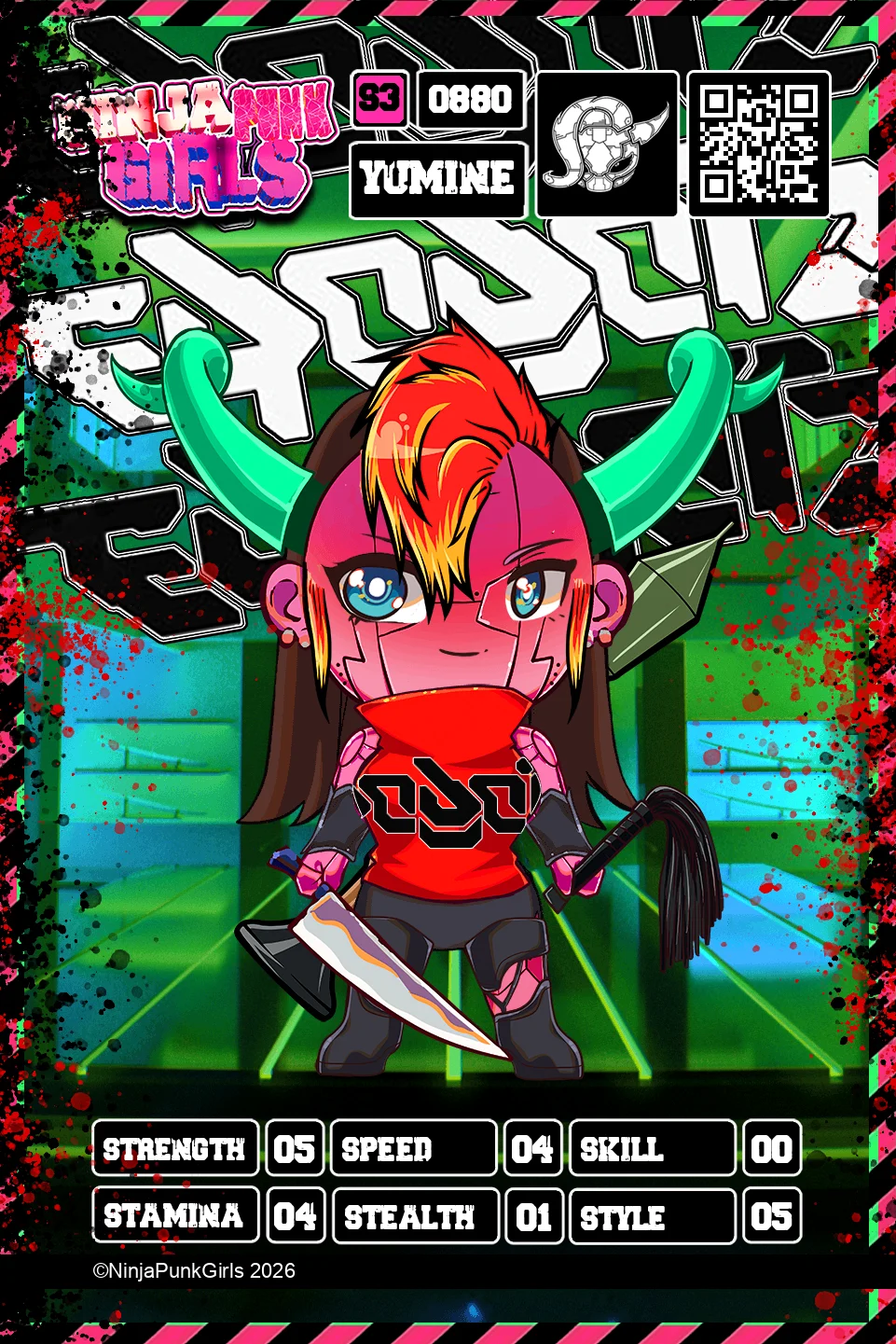 Rebuilt card #0880 Yumine