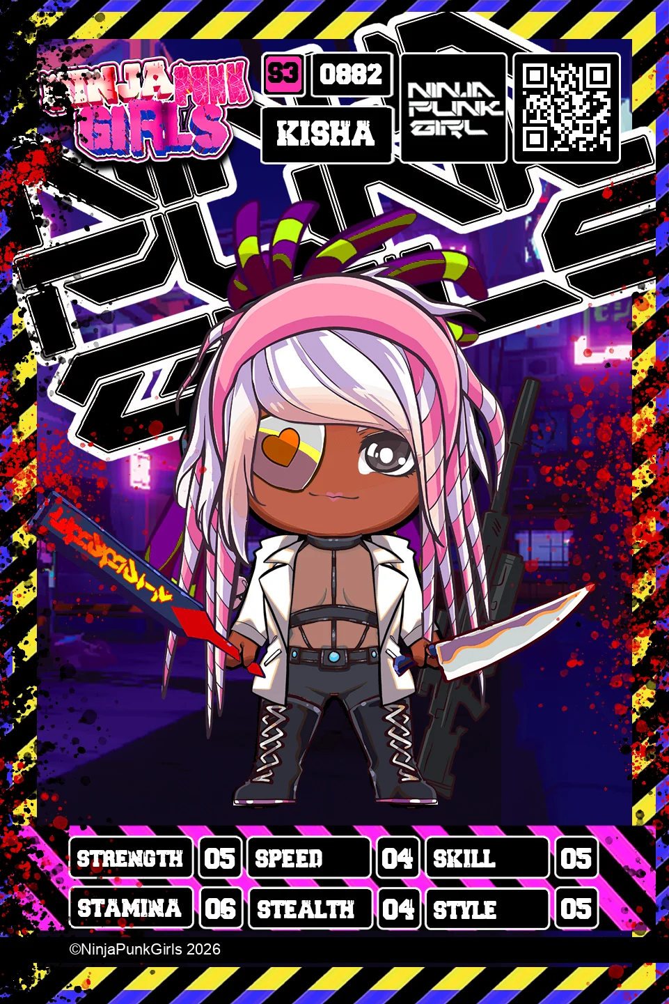 Rebuilt card #0882 Kisha
