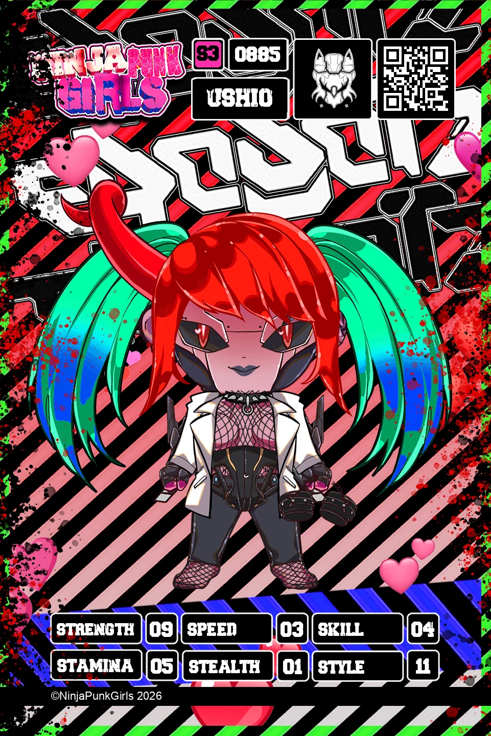 Rebuilt card #0885 Ushio