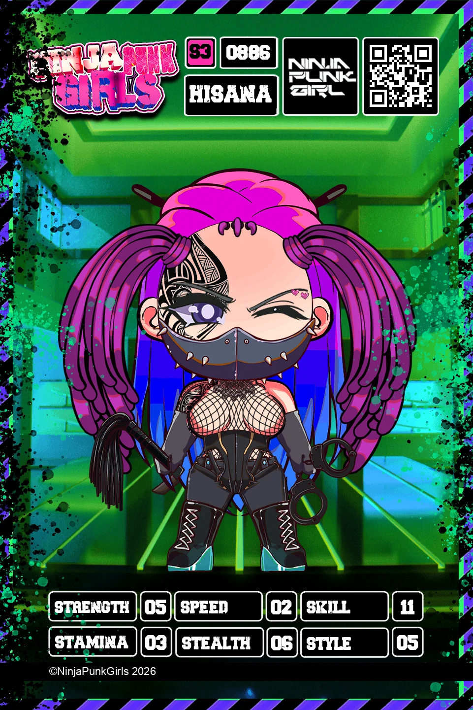 Rebuilt card #0886 Hisana
