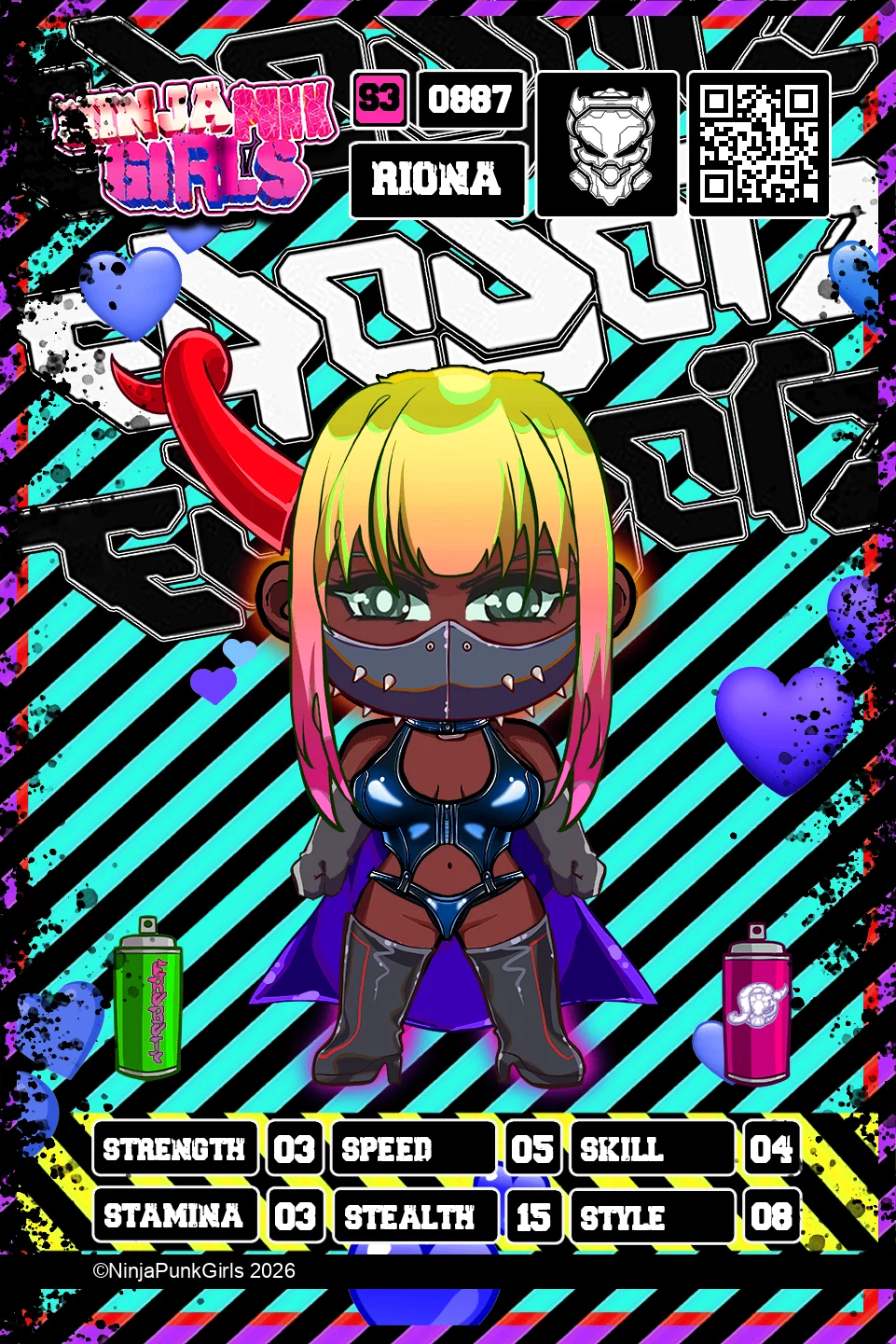 Rebuilt card #0887 Riona
