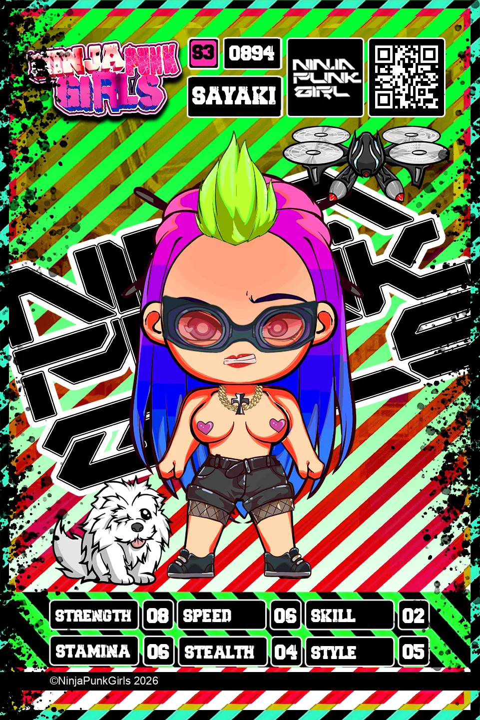 Rebuilt card #0894 Sayaki