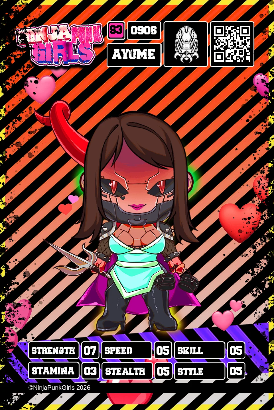 Rebuilt card #0906 Ayume