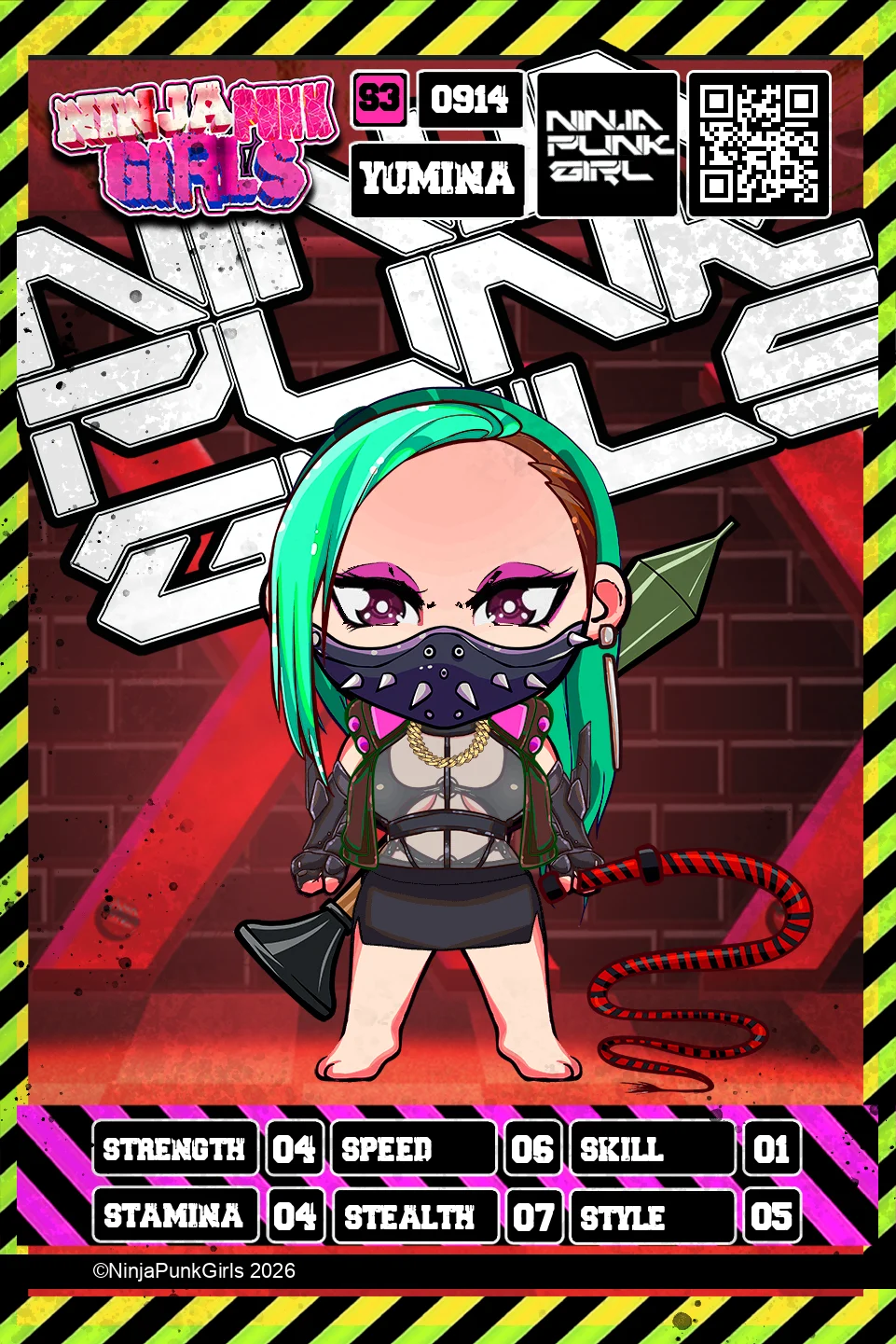 Rebuilt card #0914 Yumina