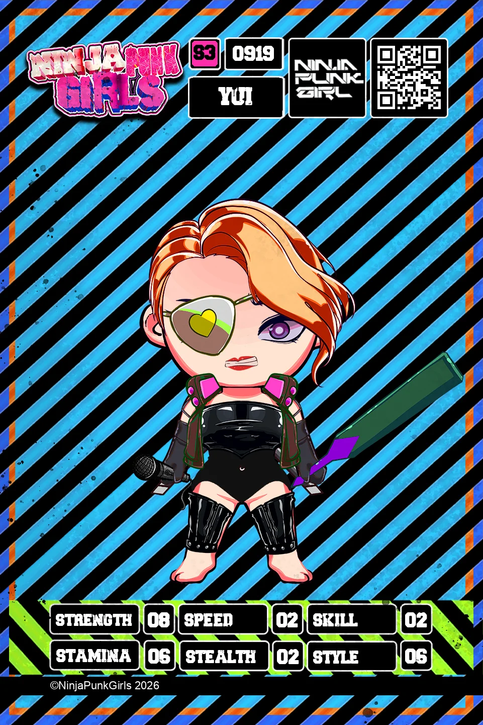 Rebuilt card #0919 Yui