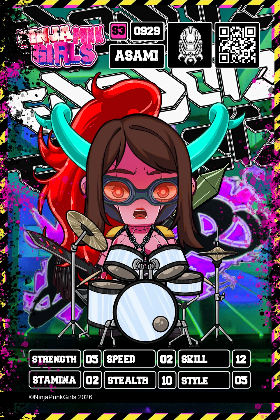 Rebuilt card #0929 Asami
