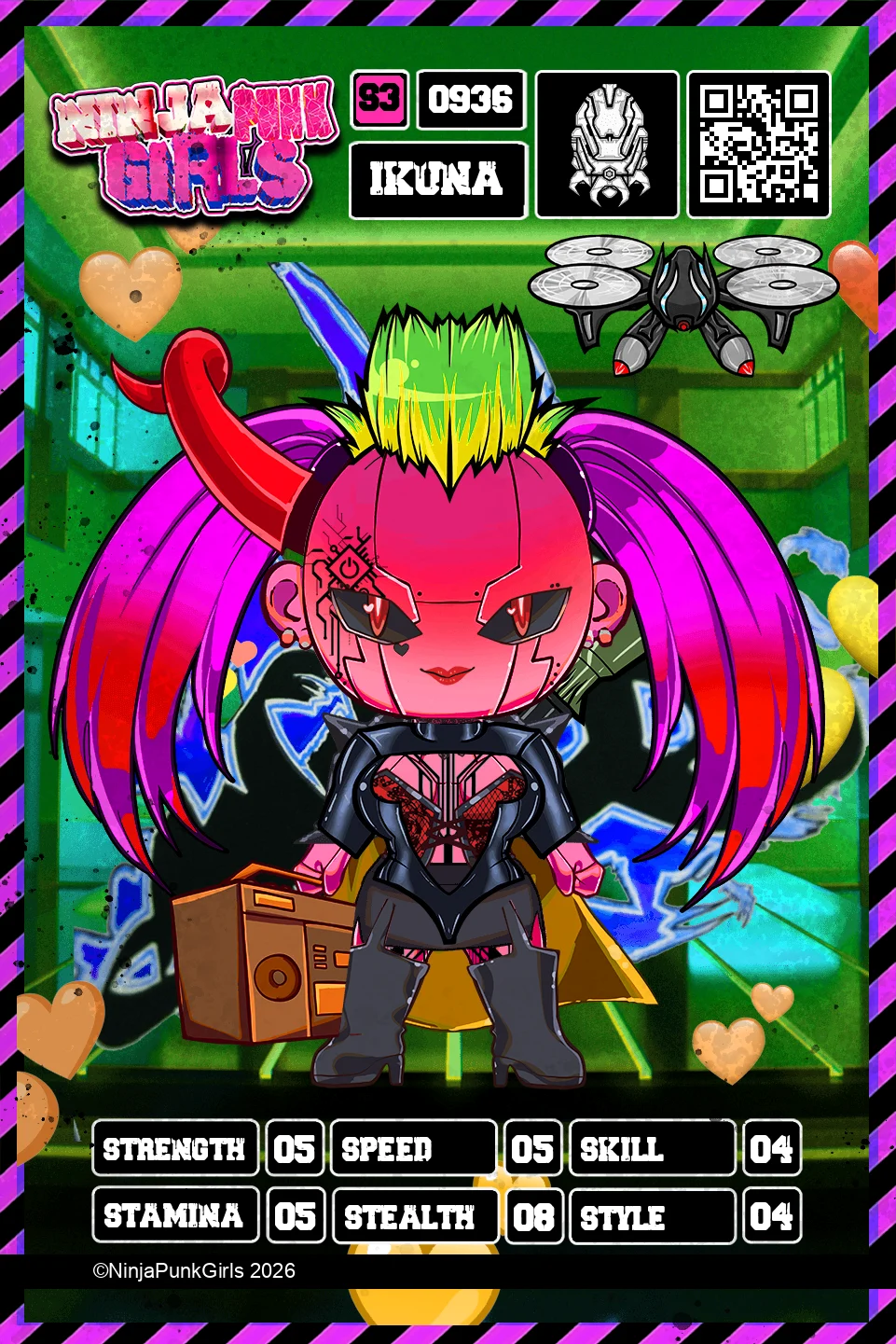 Rebuilt card #0936 Ikuna