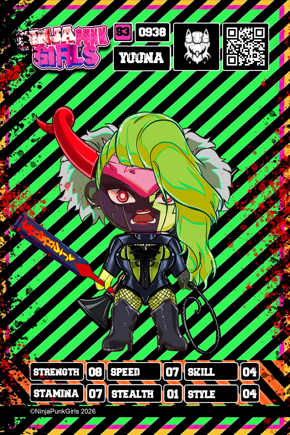 Rebuilt card #0938 Yuuna
