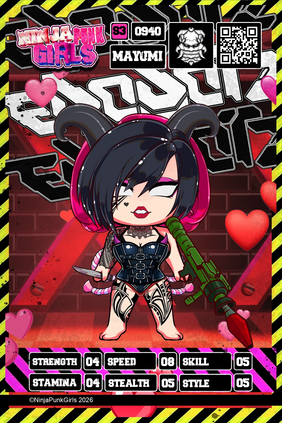 Rebuilt card #0940 Mayumi
