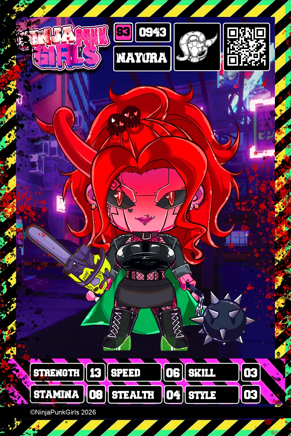 Rebuilt card #0943 Nayura