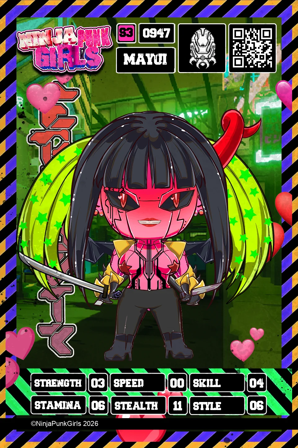 Rebuilt card #0947 Mayui