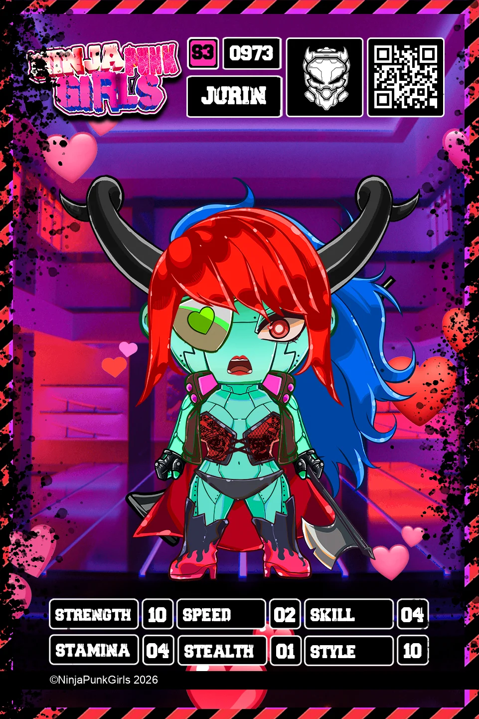 Rebuilt card #0973 Jurin