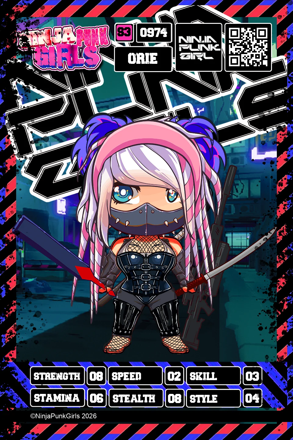 Rebuilt card #0974 Orie
