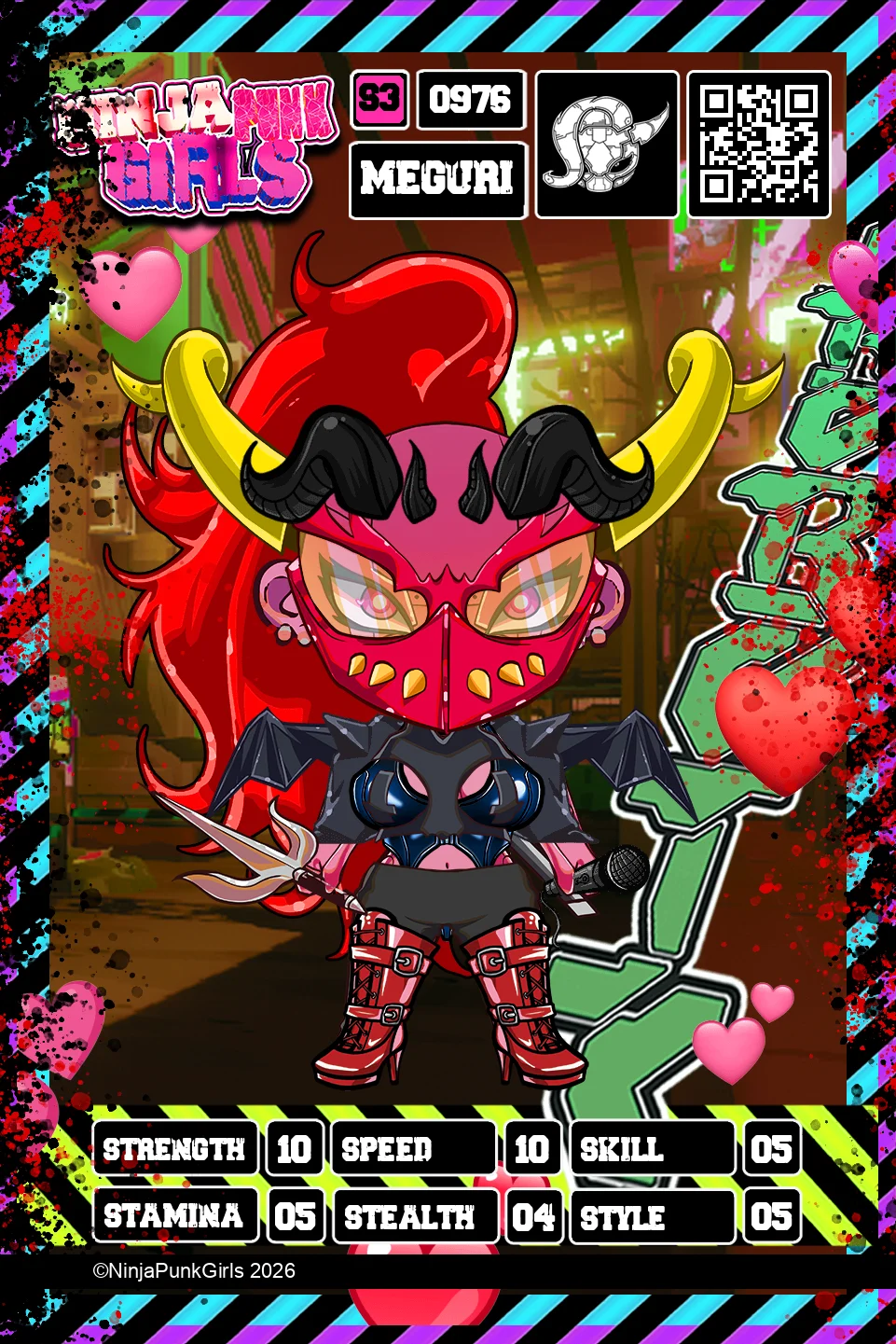 Rebuilt card #0976 Meguri