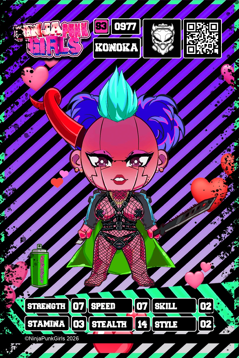 Rebuilt card #0977 Konoka