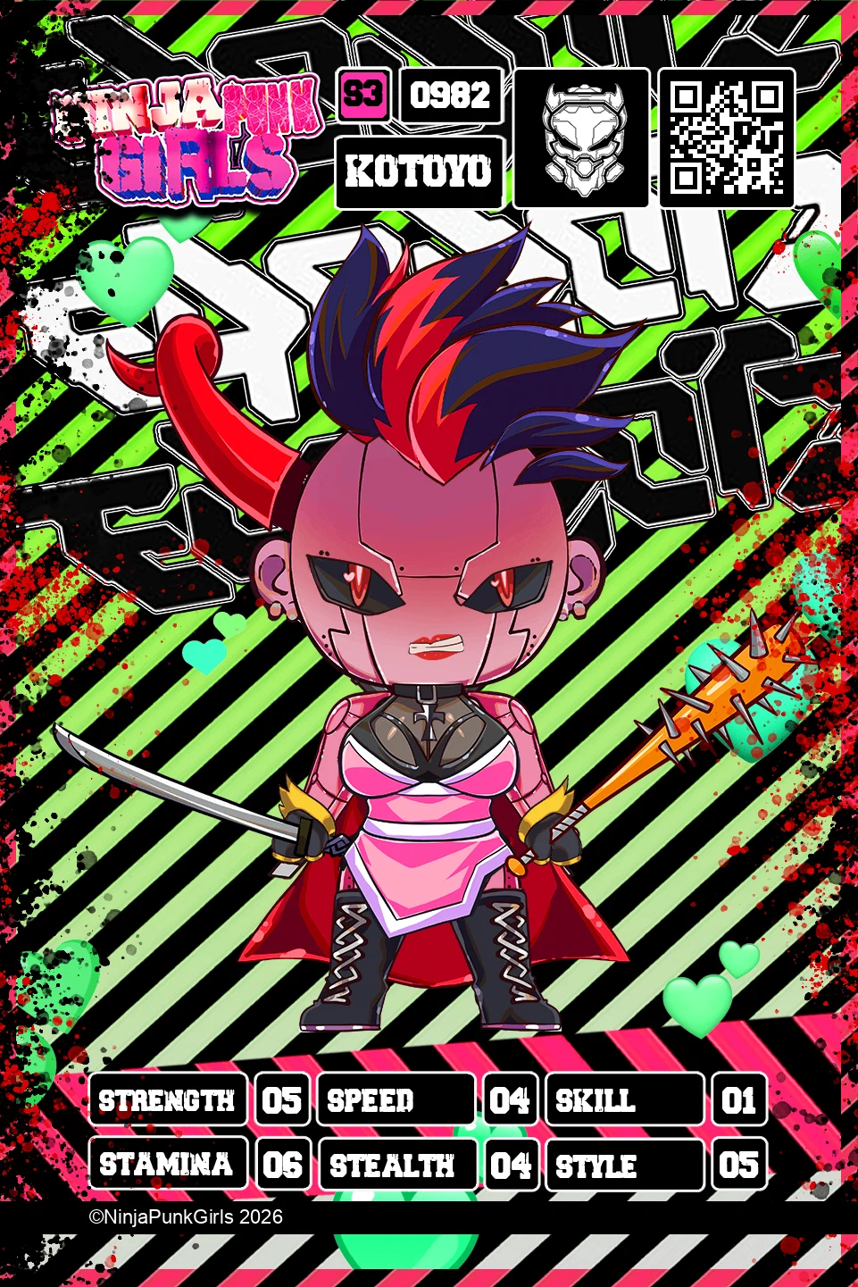 Rebuilt card #0982 Kotoyo