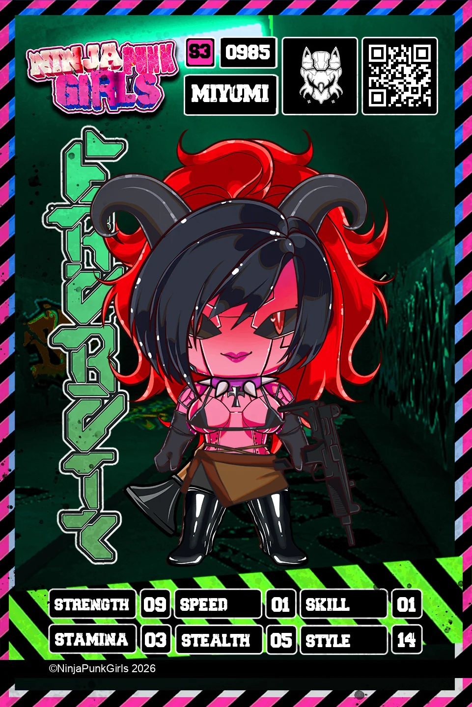 Rebuilt card #0985 Miyumi