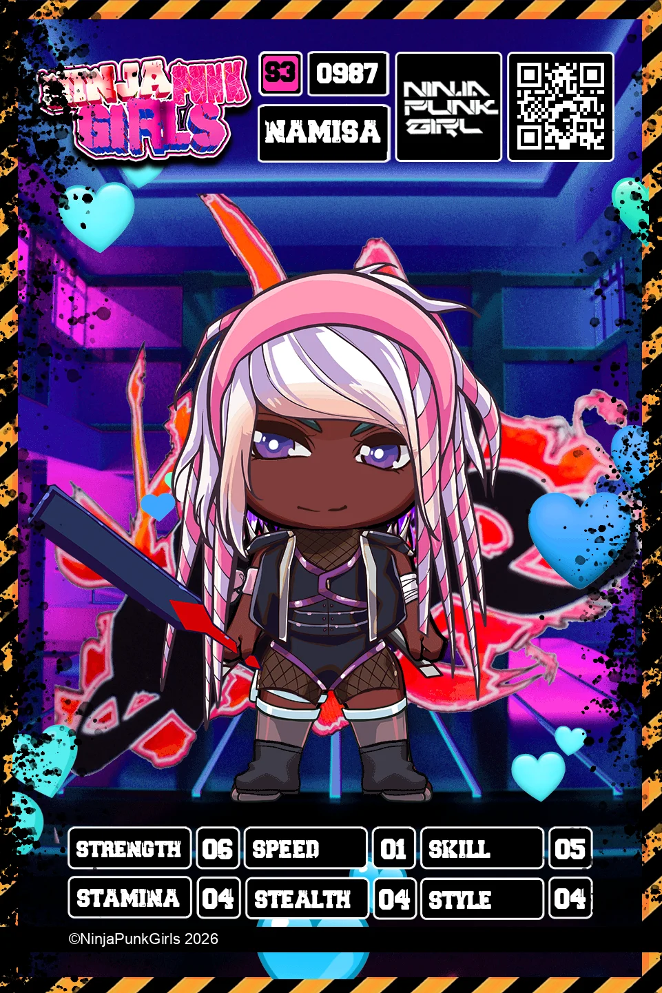 Rebuilt card #0987 Namisa
